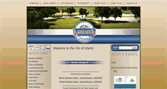 Desktop Screenshot of cityofliberty.org